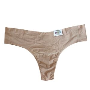 NWT SPANX Under Statements Thong in Light Brown Naked Size 3X